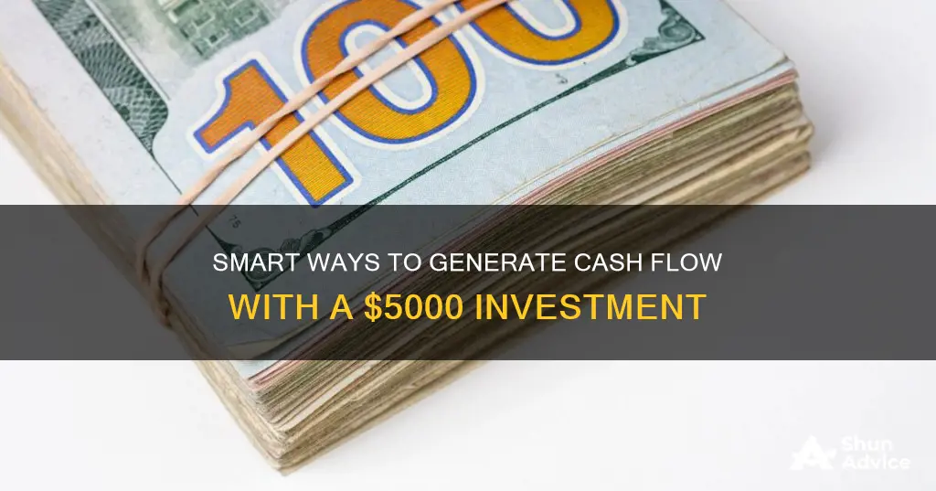 how to generate cash flow with 5000 investment