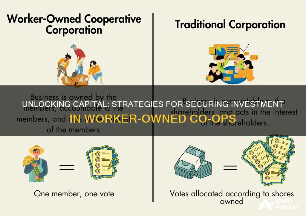 how to get investment for a worker-owned cooperative business