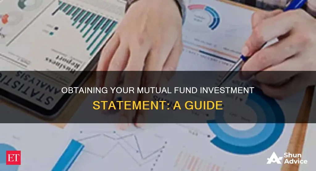 how to get mutual fund investment statement