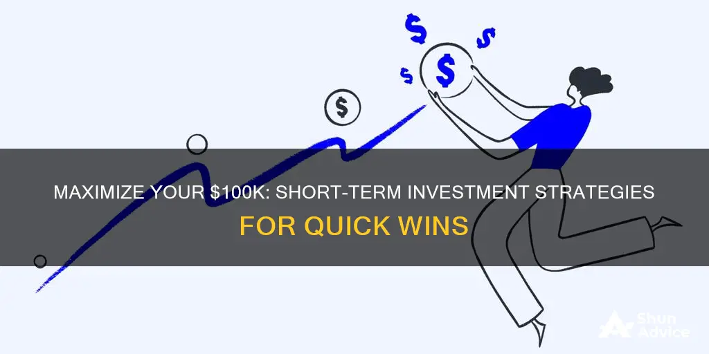 how to invest 100 000 short term