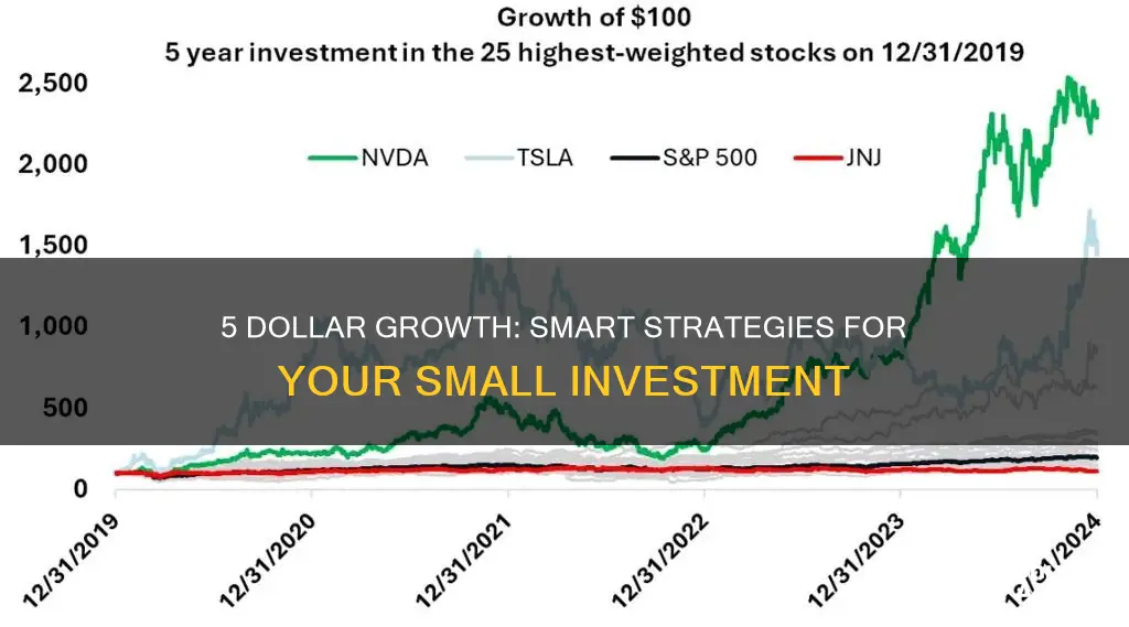 how to invest 5 dollars and make them grow