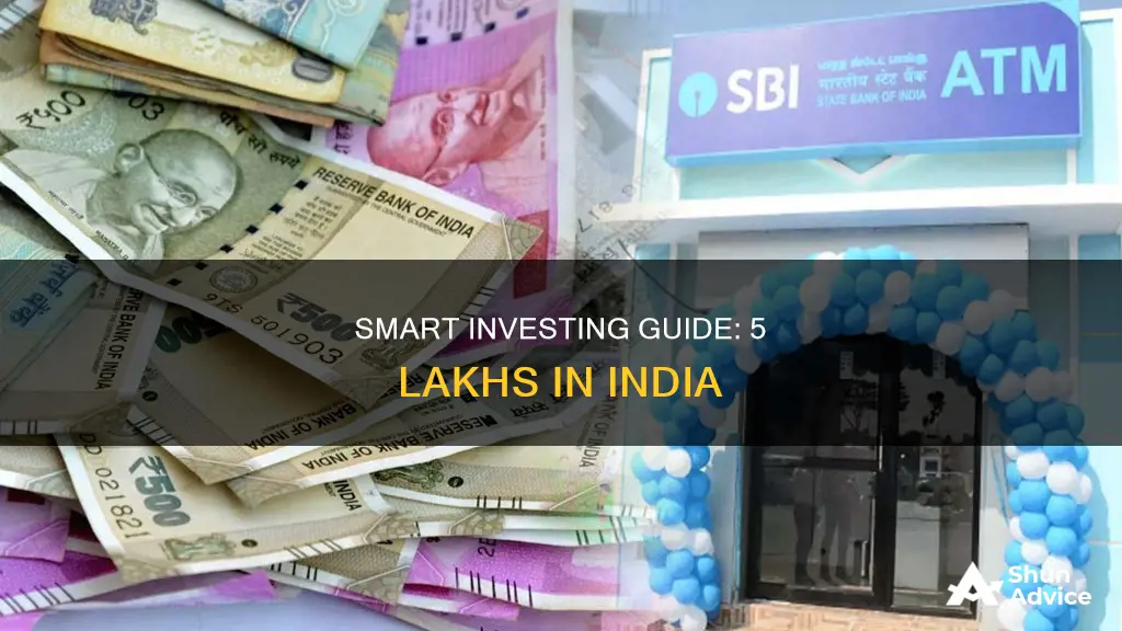 how to invest 5 lakhs in india