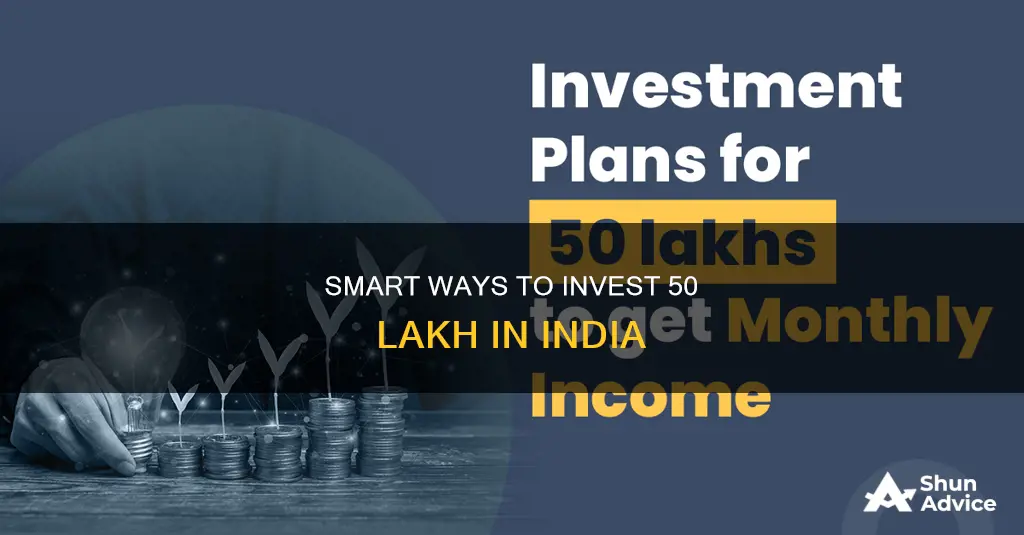 how to invest 50 lakhs rupees in india