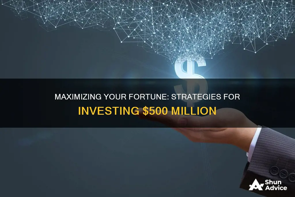 how to invest 500 million dollars