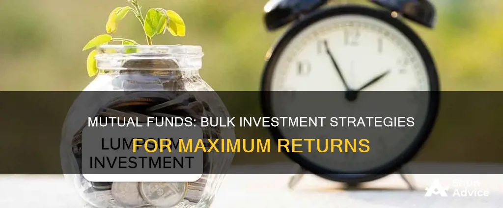 how to invest bulk money in mutual funds