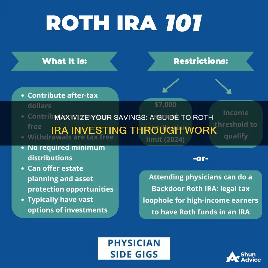 how to invest in a roth ira from work