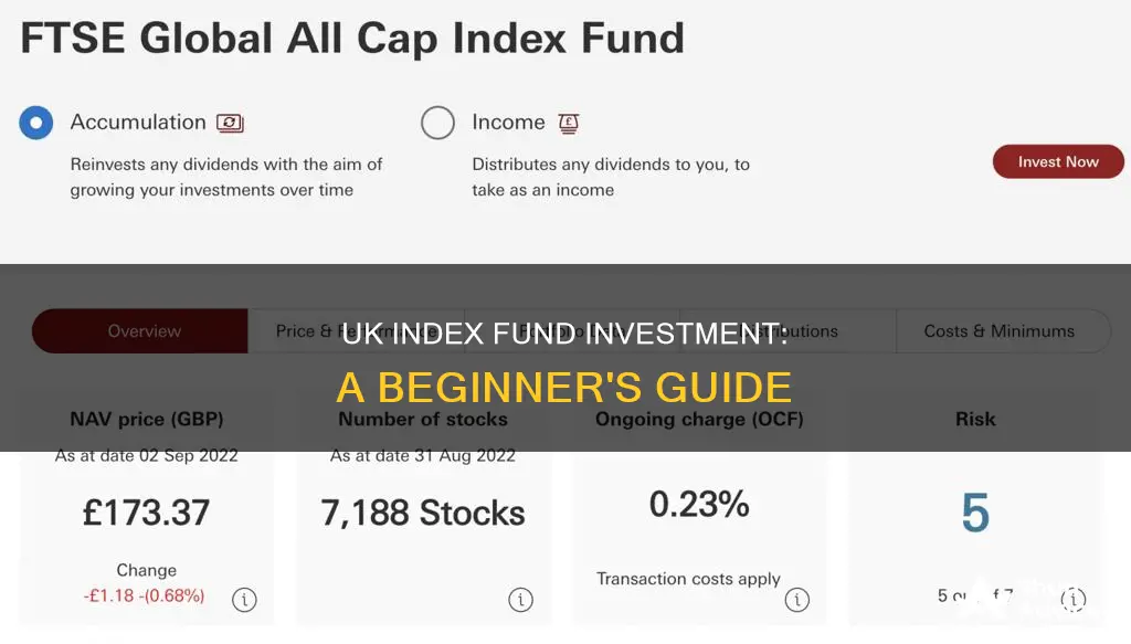 how to invest in an index fund uk