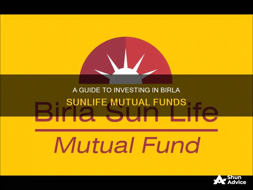 how to invest in birla sunlife mutual fund