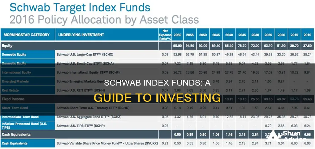 how to invest in charles schwab index funds