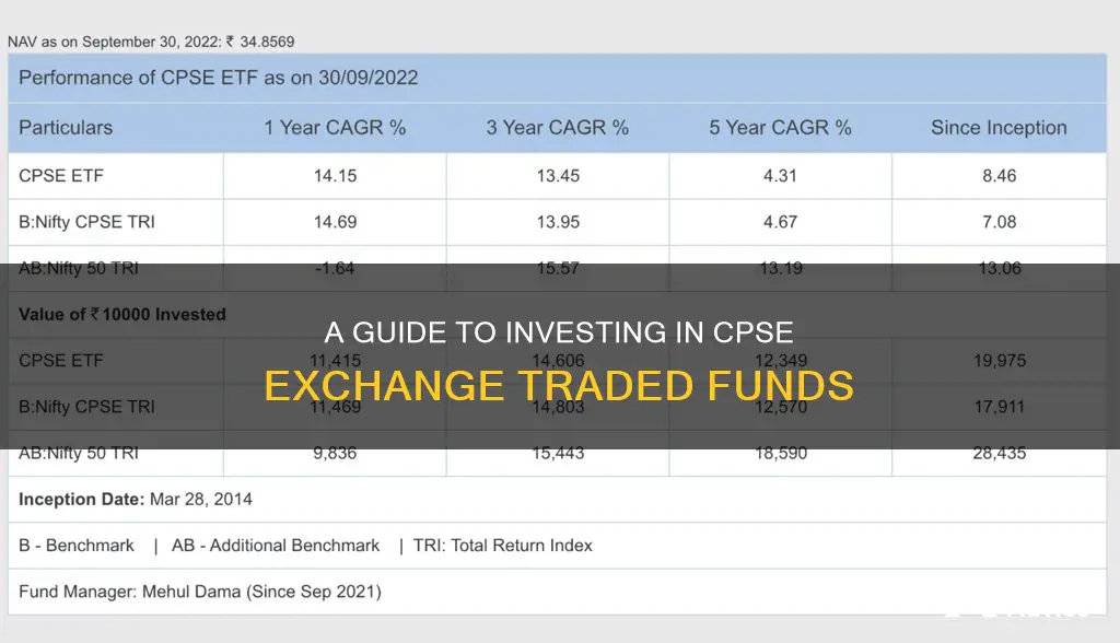 how to invest in cpse exchange traded fund