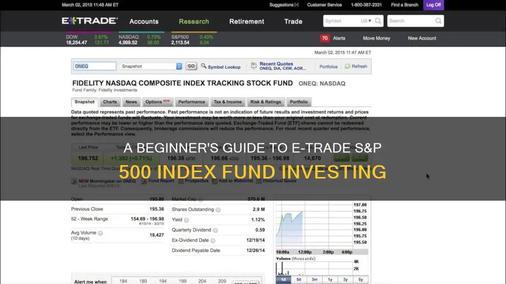 how to invest in s&p 500 index fund etrade