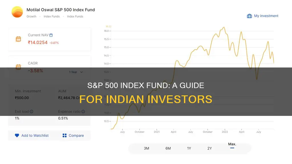 how to invest in s&p 500 index fund from india