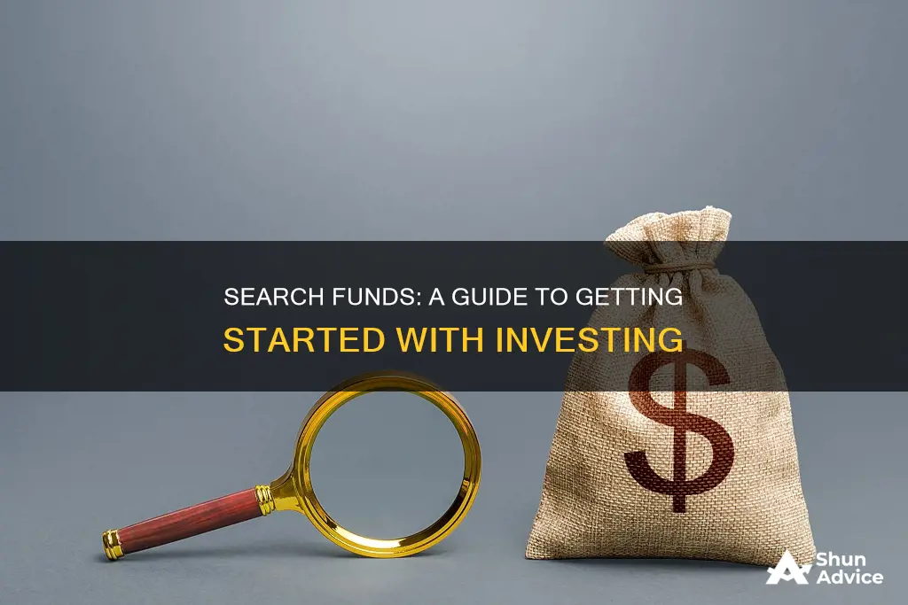 how to invest in search funds