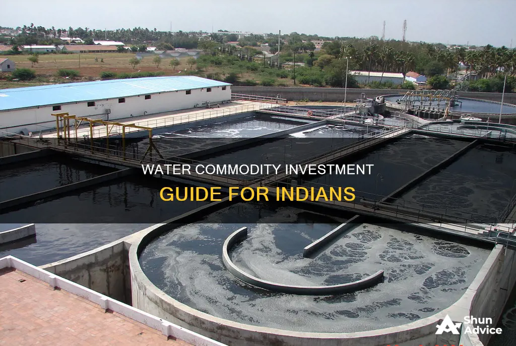 how to invest in water commodity in india