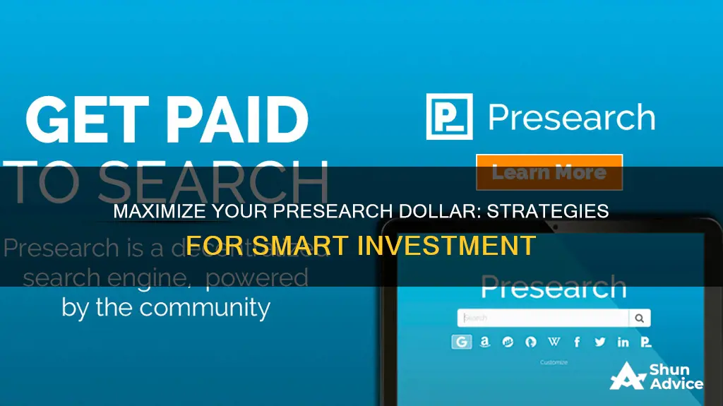 how to invest presearch dollars