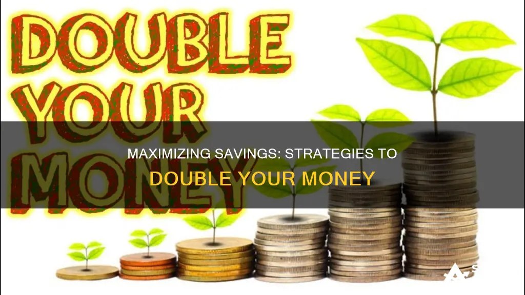 how to invest savings to double it