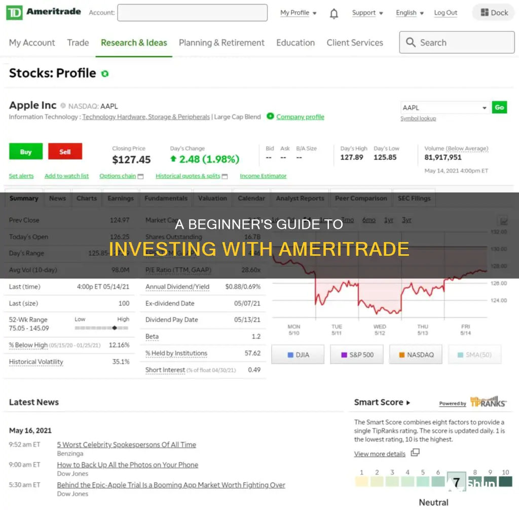 how to invest using ameritrade