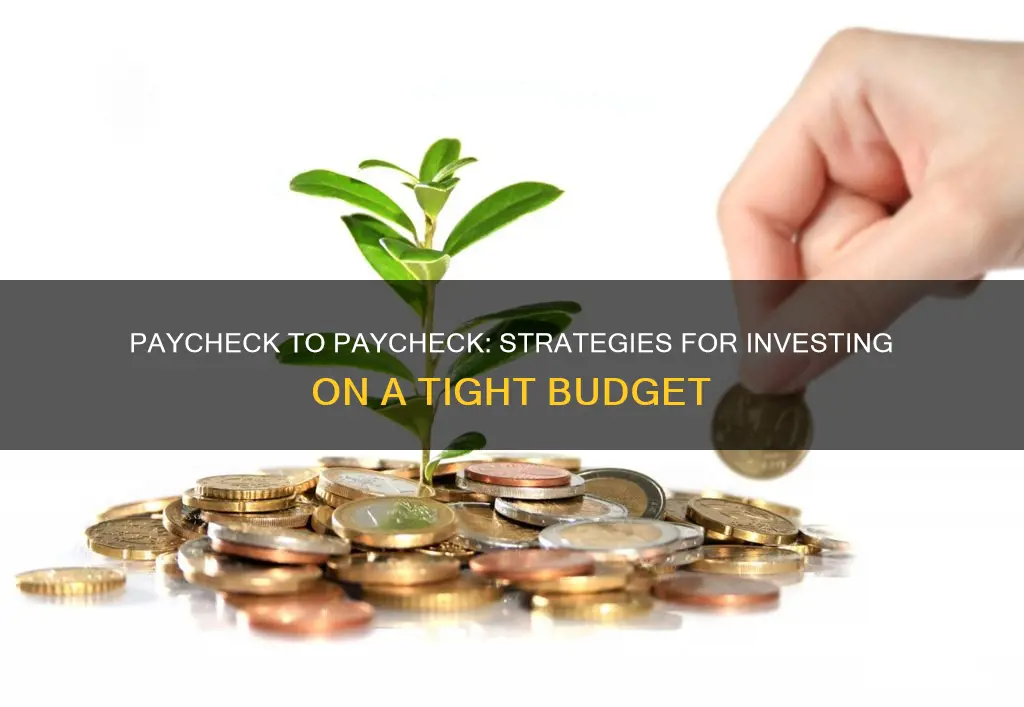 how to invest when you live pay check to paycheck