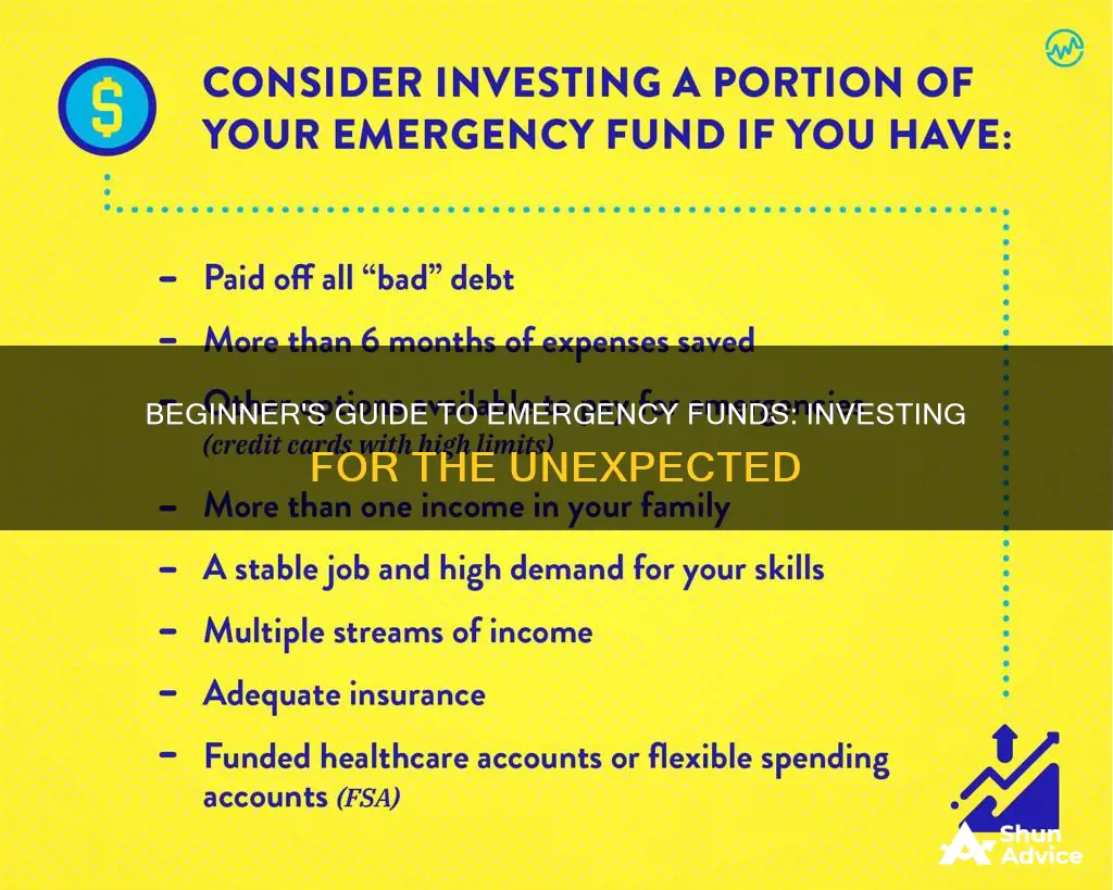 how to investing money for beginners emergency fund