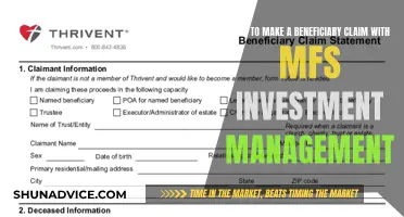 Making a Beneficiary Claim: MFS Investment Management Guide