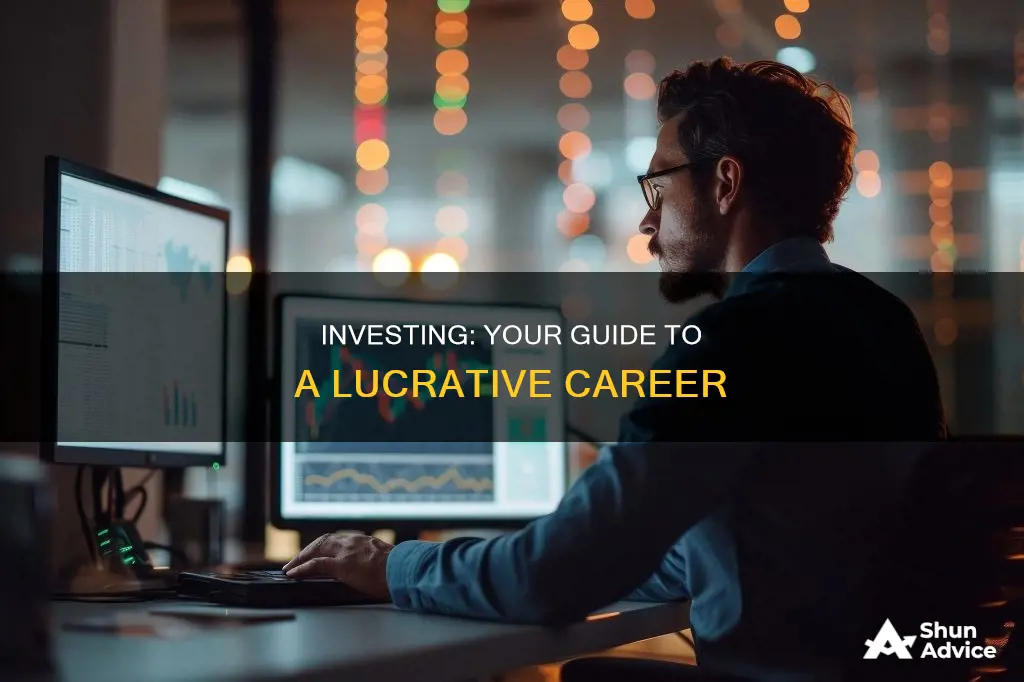 how to make a career out of investing