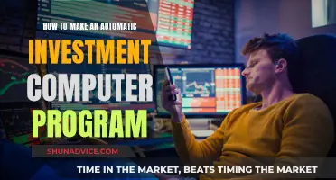 Creating a Computer Program for Automatic Investing