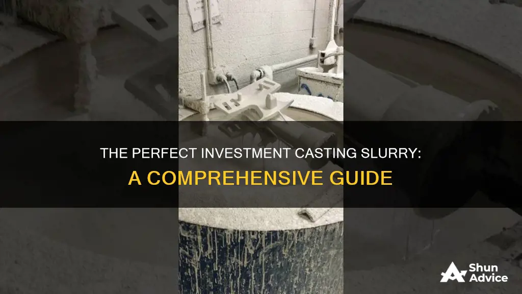 how to make investment casting slurry