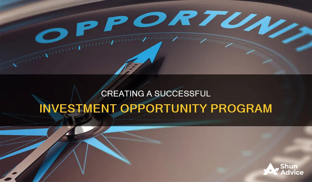 how to make investment opportunity program