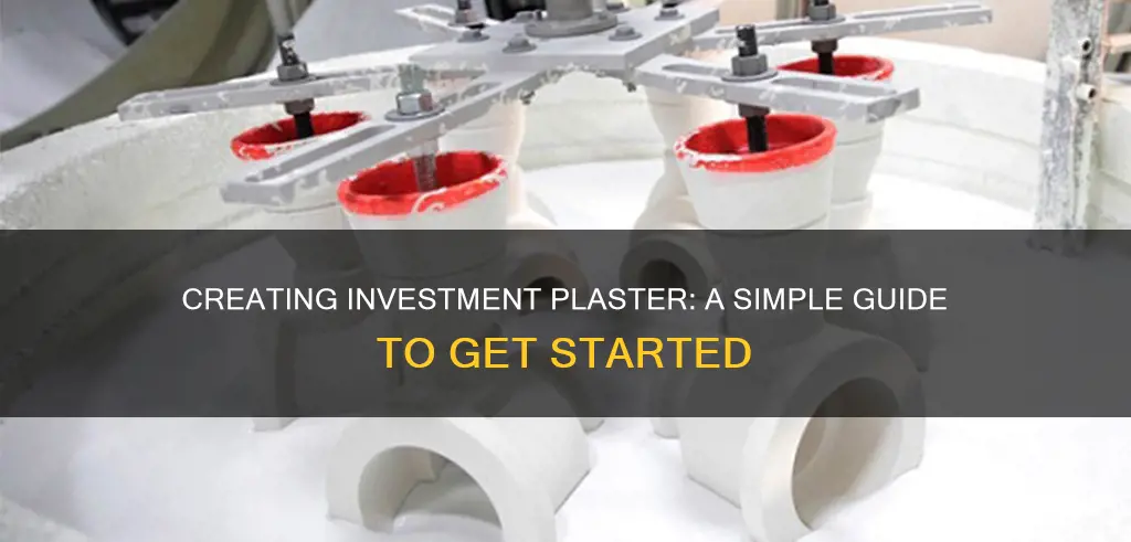 how to make investment plaster