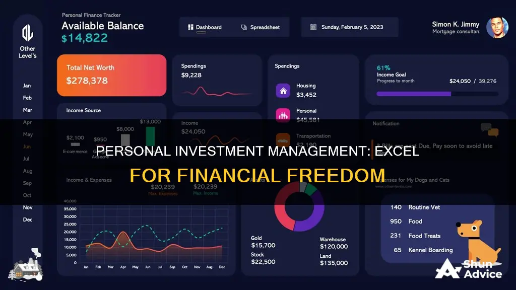 how to manage personal investments using excel