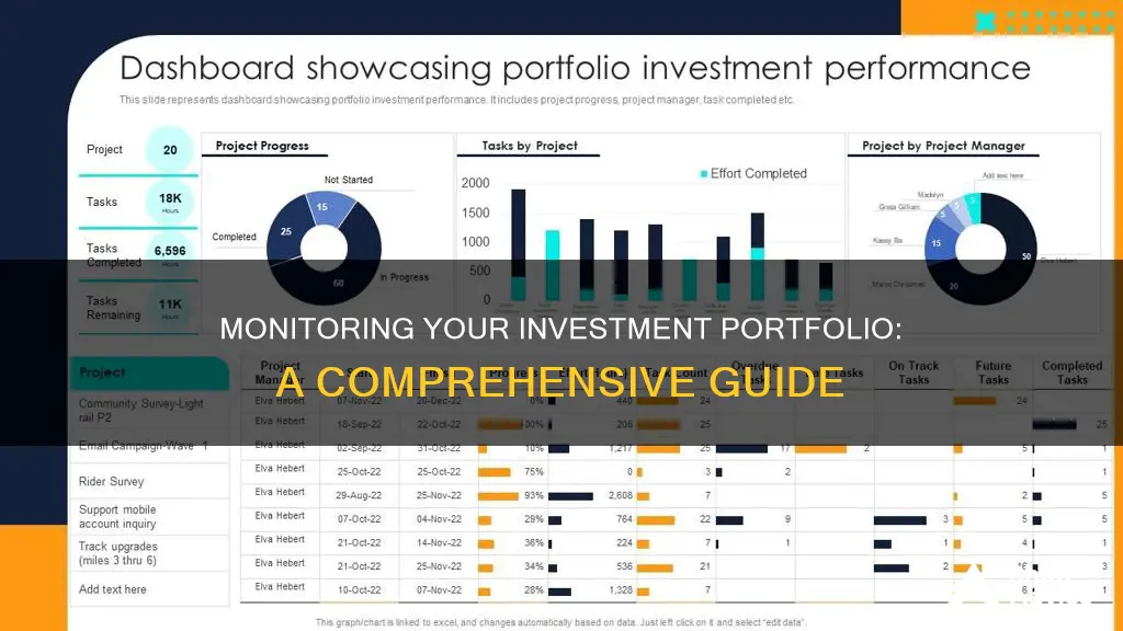 how to monitor investment portfolio