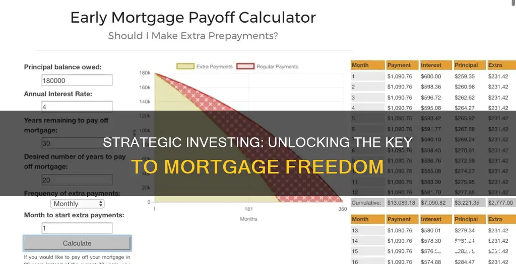 how to pay off your mortgage early with investments