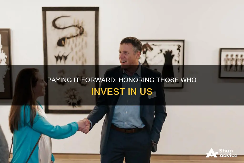 how to pay someone who invest into you