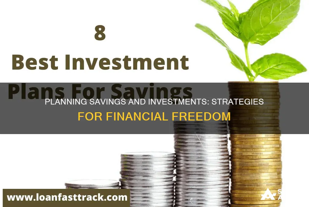 how to plan savings and investment