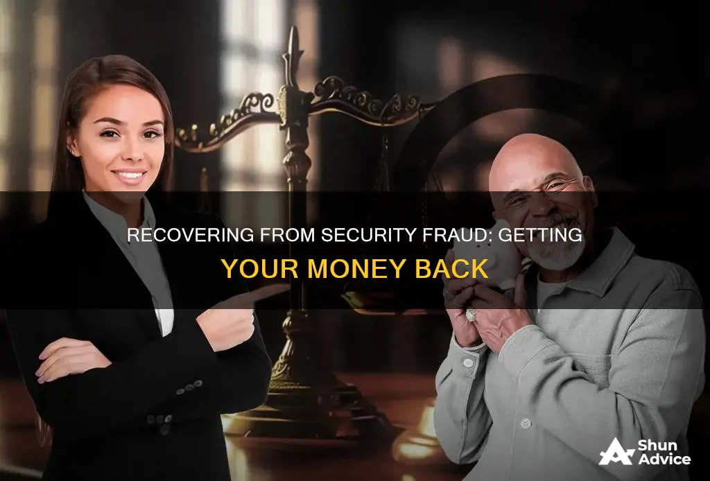 how to recover funds from a security fraud investment