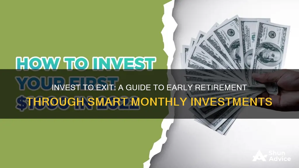 how to retire early investing 1k a month