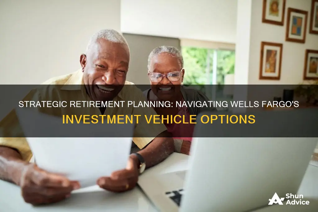 how to select investment vehicles in wells fargo retirement plan