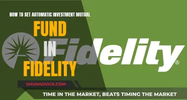 Setting Up Automatic Mutual Fund Investments with Fidelity