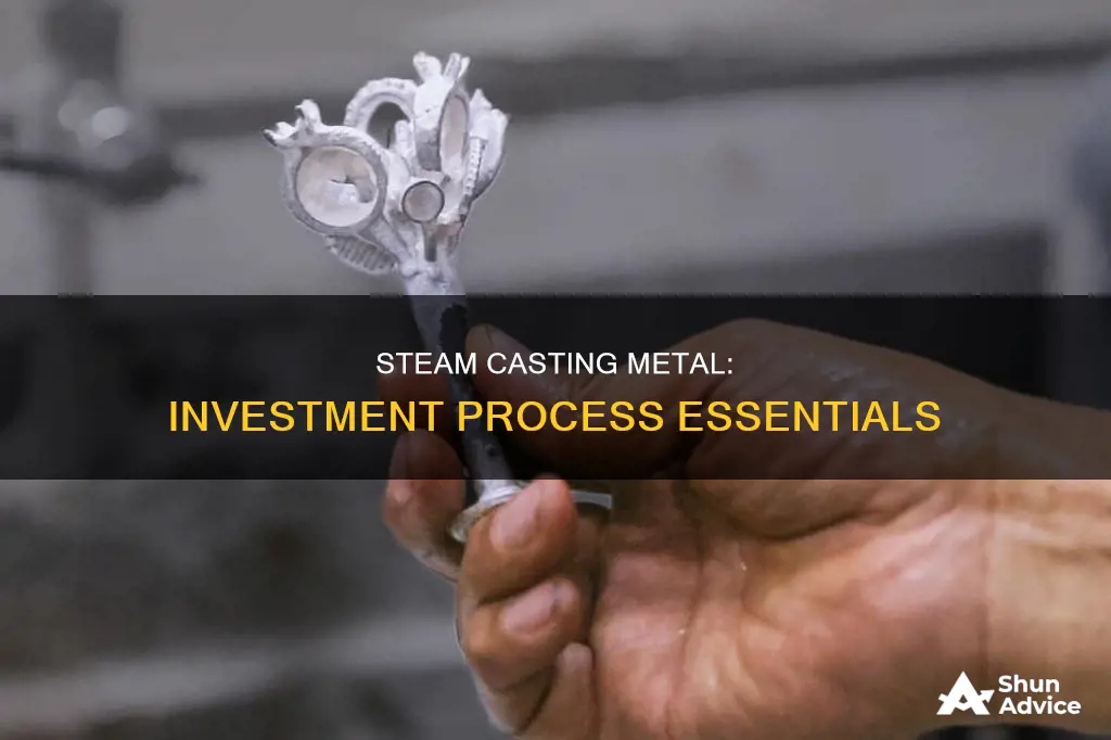 how to steam cast metal using an investment process