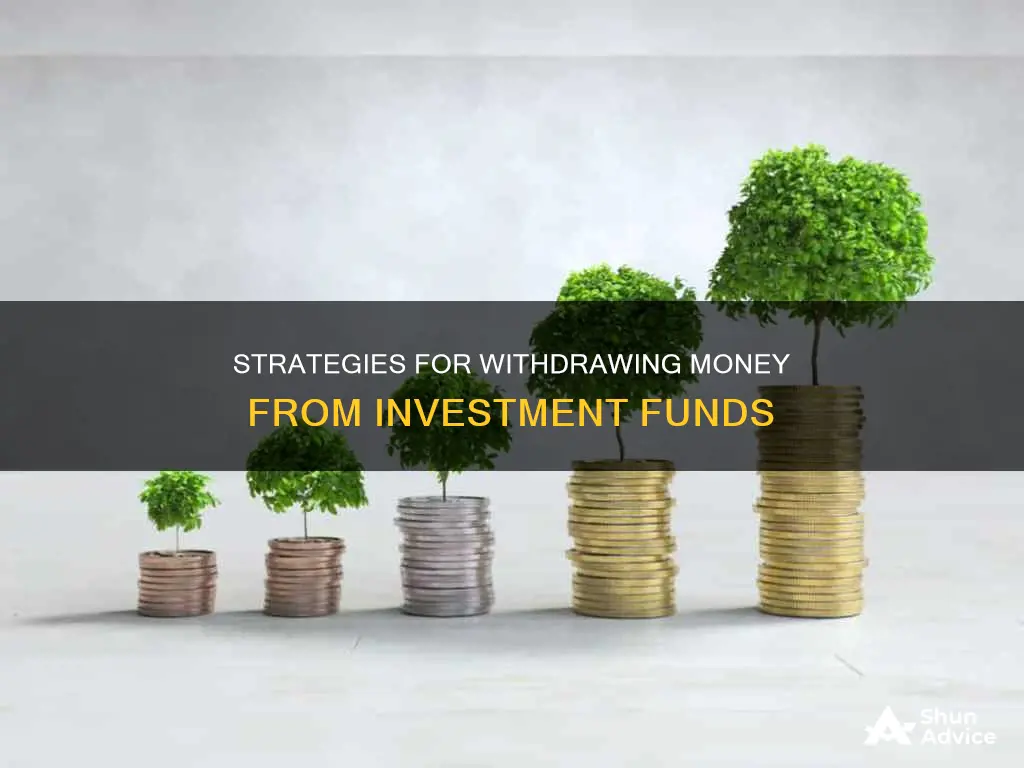 how to take money out of an investement fund