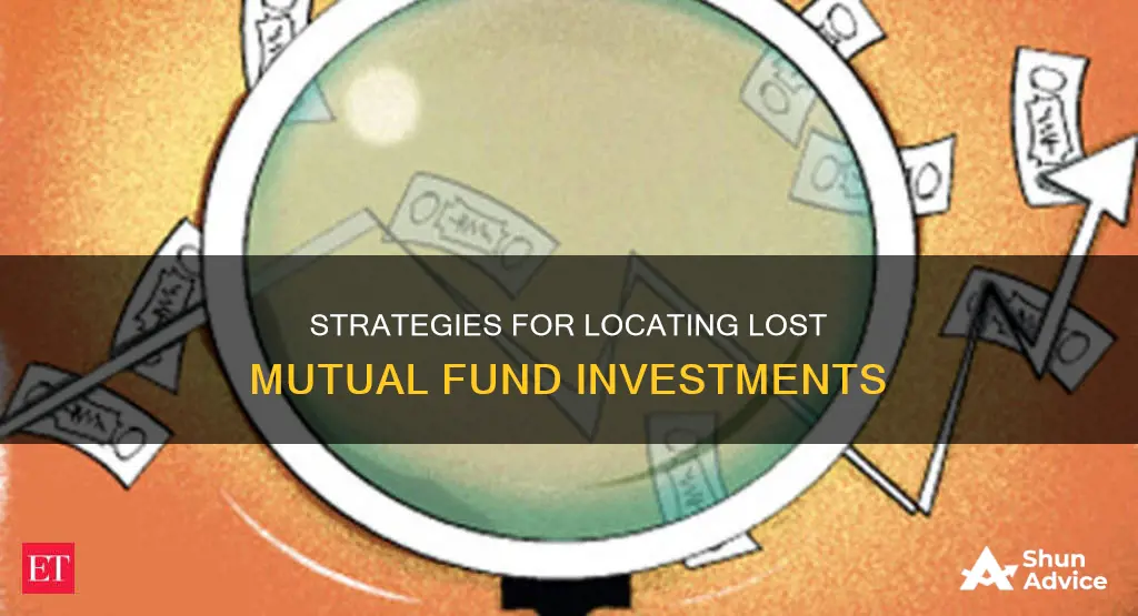 how to trace lost mutual fund investments