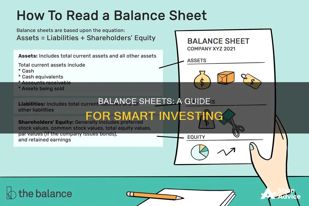 how to use balance sheets to invest