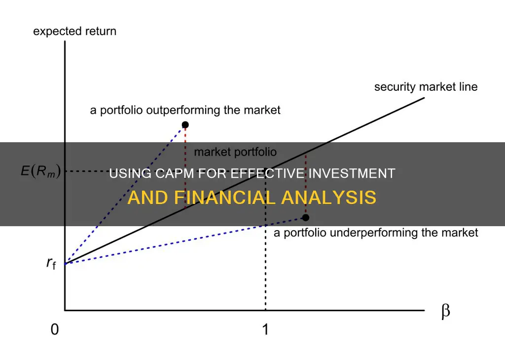 how to use capm in investment and financial analysis