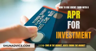 Utilizing 0% APR Credit Cards for Investment Opportunities