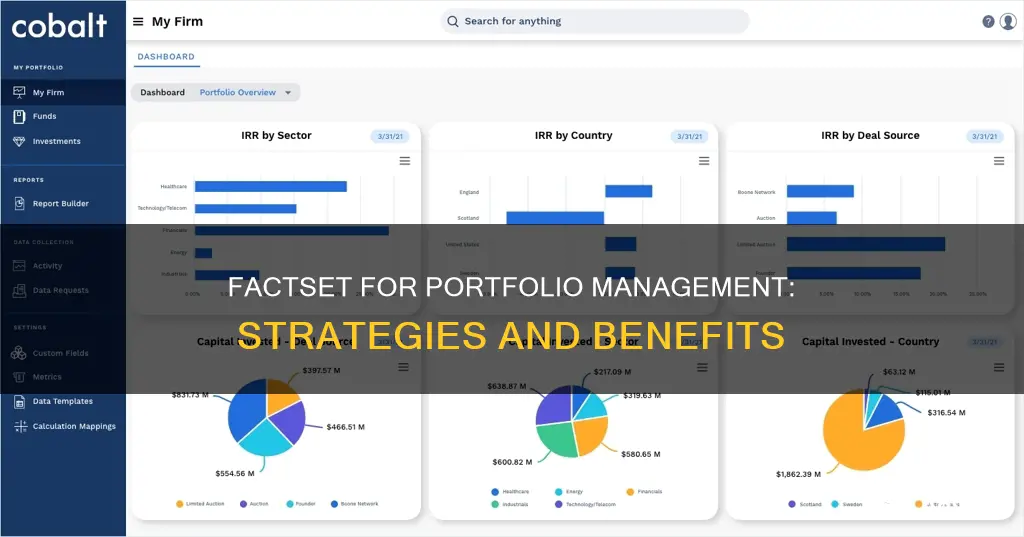 how to use factset to manage a investment portfolio