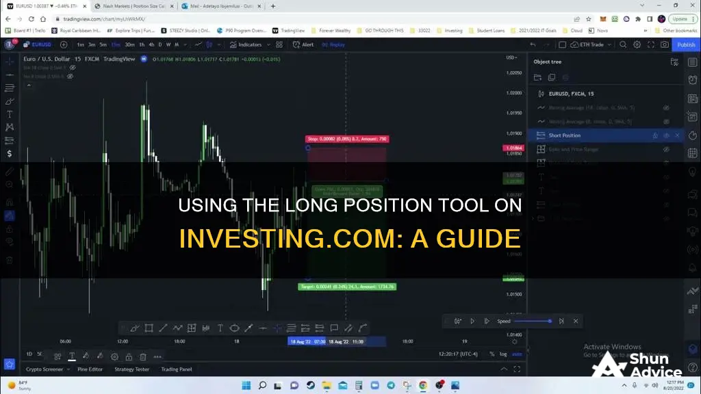 how to use long position tool investing com