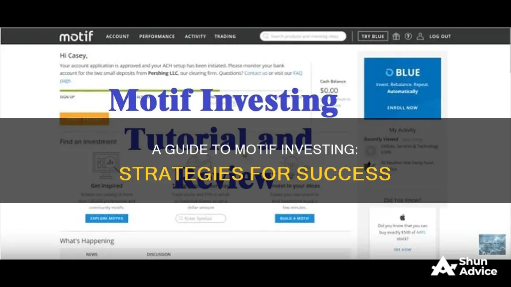 how to use motif investing