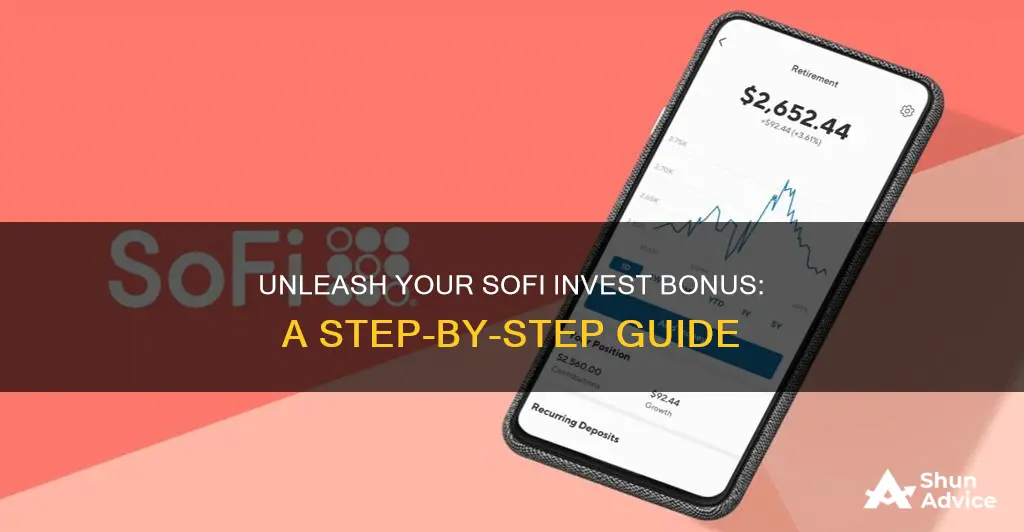 how to use sofi invest bonus