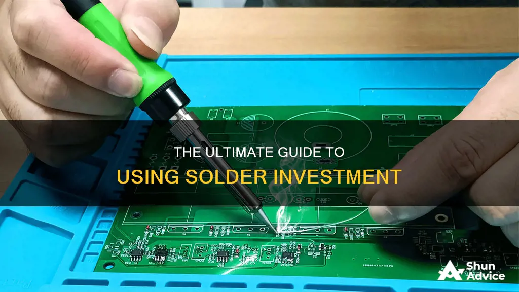 how to use solder investment