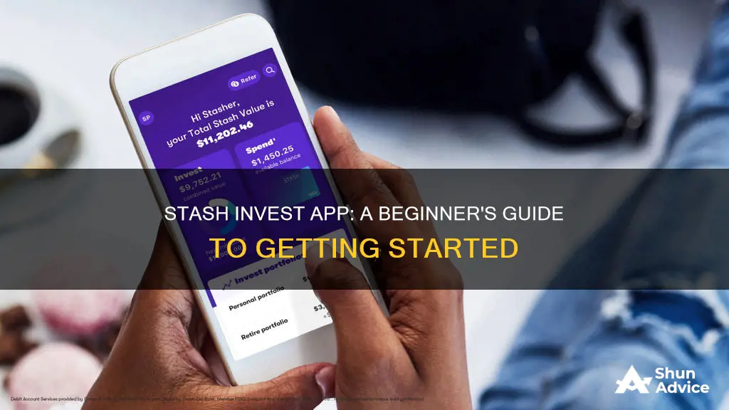 how to use stash invest app